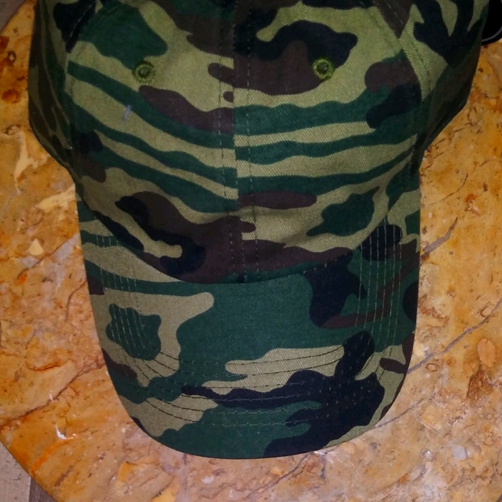 Military camo styled Fatigue Cap